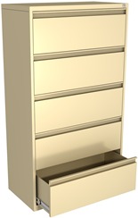 5 Drawers Lateral Filing Cabinet